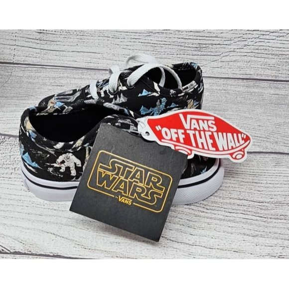 New in box!! Vans Authentic Star Wars Dark Planet Toddler Shoes size 4.5‎ - Picture 3 of 16